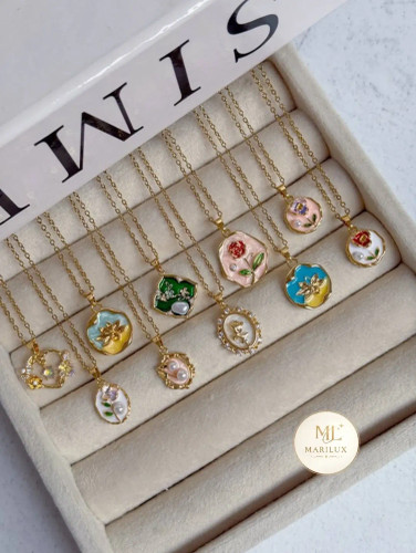 گردنبند میناکاری